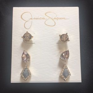 Brand new Jessica Simpson stud earring set